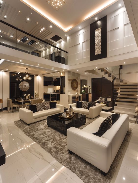 glam living room