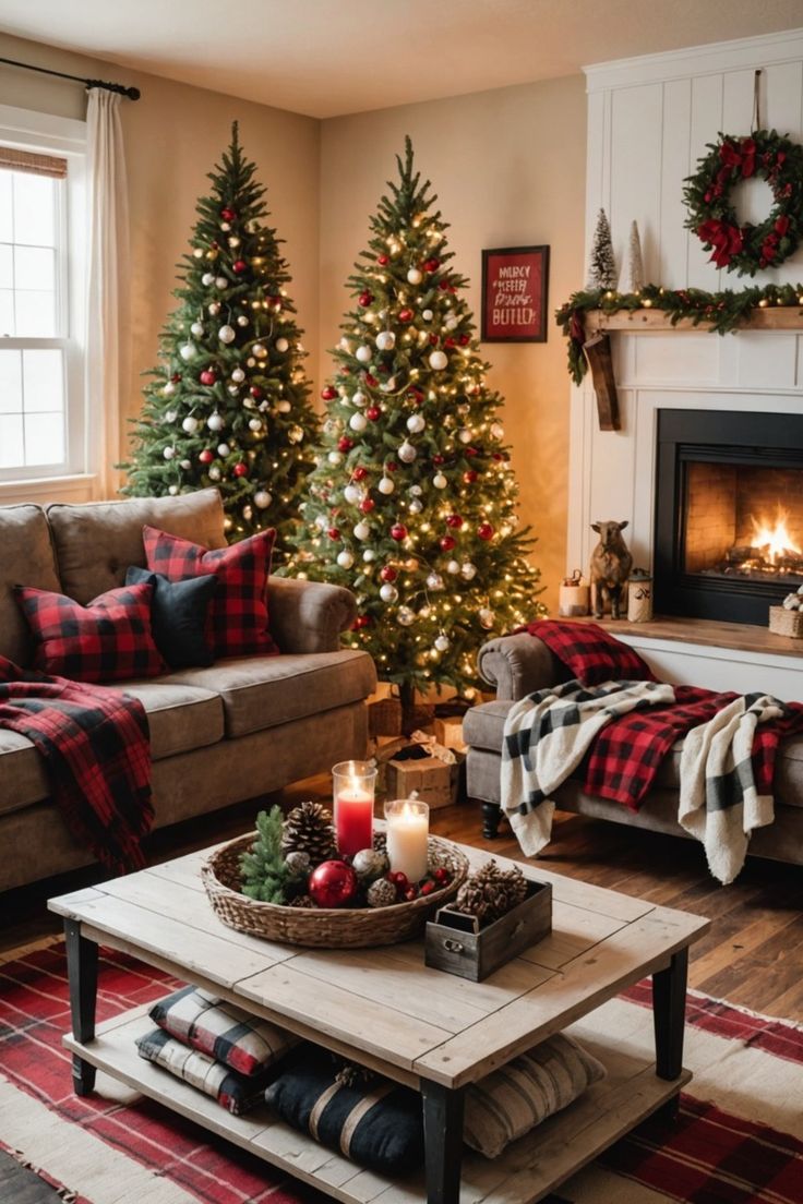 christmas-living room