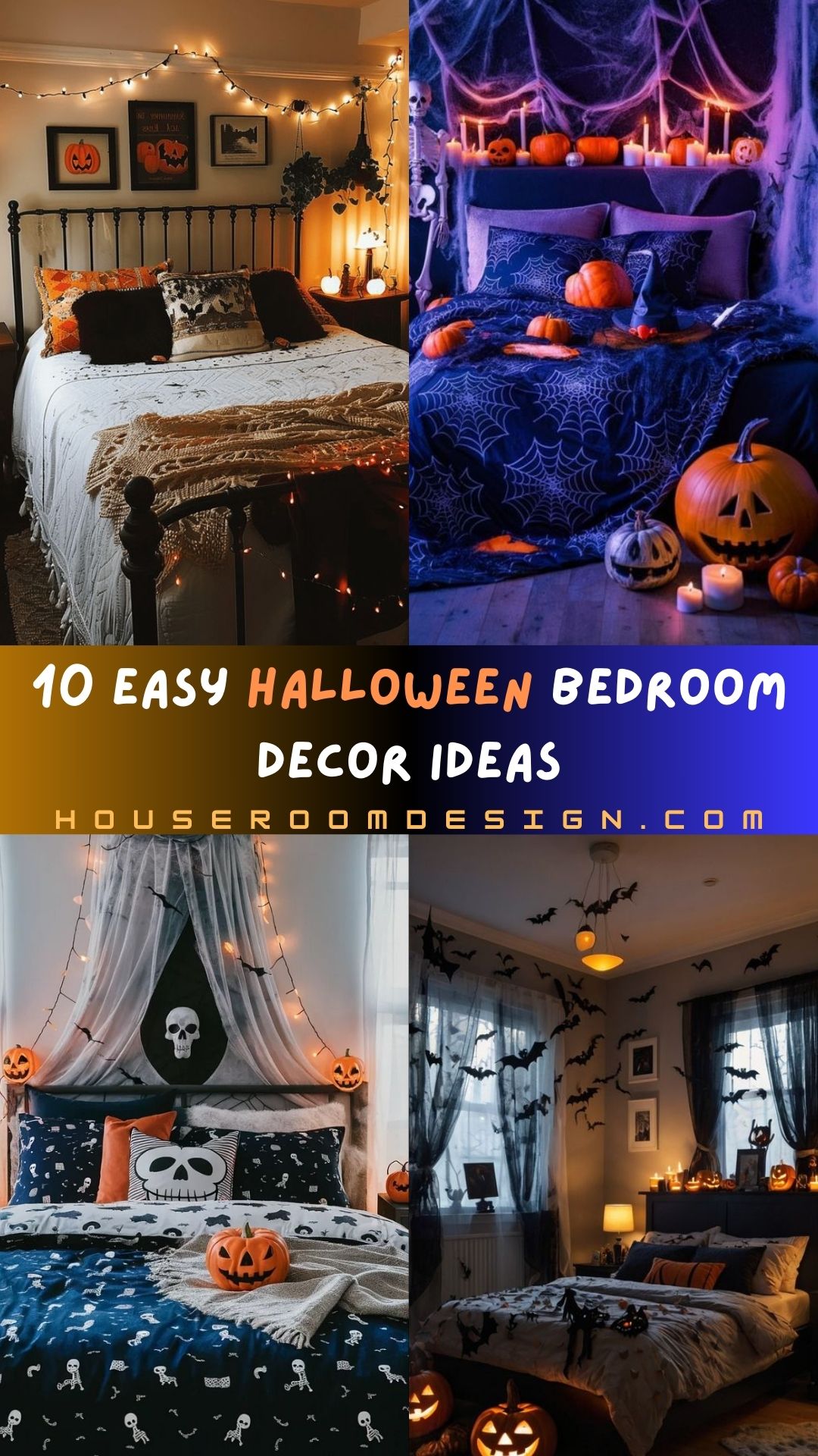 10 Easy Halloween Bedroom Decor Ideas for this Holiday Season