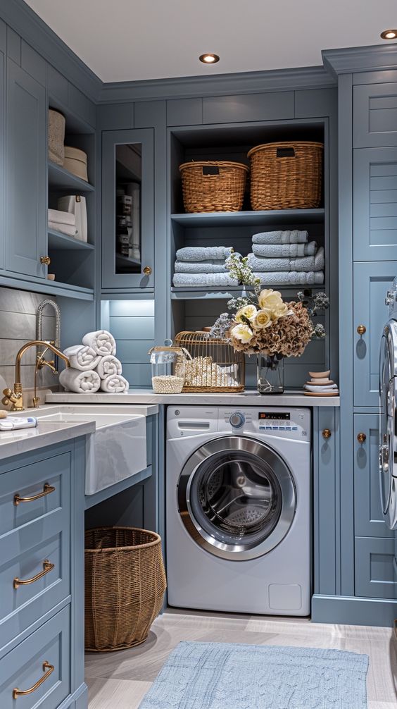 elegant-laundry room