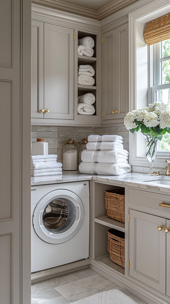 elegant laundry room